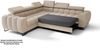 Ecksofa Schlafsofa BASTIEN RELAX in Stoff Terra Hellgrau Ottomane Rechts Bild 2