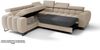 Ecksofa Schlafsofa BASTIEN RELAX in Stoff Terra Hellgrau Ottomane Rechts Bild 3