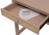 Schreibtisch HWC-O36, Bürotisch Laptoptisch Arbeitstisch, Schublade 78x110x60cm Holz ~ helltaupe Bild 5