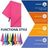 Mikrofaser Handtuch Ultra Leicht Schnelltrocknend Fuchsia XXL 200cm x 100cm Bild 3