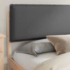 vidaXL Bettgestell mit gepolstertem Kopfteil Dunkelgrau 180 x 200 cm 877820 Bild 3