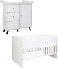 Babymöbel-Sparset »Lavea« 2-teilig, Wickelkommode, Babybett, White Oak, Arthur Berndt Bild 2