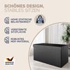 CASARIA® Faltbare Sitztruhe mit Stauraum Kunstleder Schwarz L Bild 3