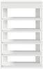 vidaXL Schuhregal Weiß 60x30x98 cm Holzwerkstoff 859923 Bild 4