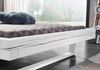 Massivholzbett >Long Beach< in Weiß aus Massivholz - 182x85x222cm (BxHxT) Bild 3