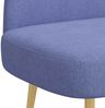 vidaXL Gepolsterte Bank mit Rückenlehne Jeans blau 110 x 60 x 76 cm 42040769 Bild 5