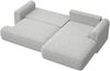 Selsey 'Ovo' Ecksofa in L-Form mit Schlaffunktion, hellgrau, rechtsseitig, 93 x 260 x 165 cm Bild 4