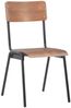 vidaXL Esszimmerstühle 4 Stk. Braun Massives Sperrholz und Stahl 280085 Bild 3