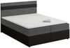 Boxspringbett INVERN 180x200 cm Schwarz-Grau Bild 2