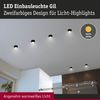 Paulmann No. 93378 LED Einbauleuchte Gil 6W IP44 2700K Schwarz Gold 3-Stufen dimmbar Bild 2