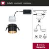 Paulmann No. 93378 LED Einbauleuchte Gil 6W IP44 2700K Schwarz Gold 3-Stufen dimmbar Bild 5
