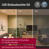 Paulmann No. 93378 LED Einbauleuchte Gil 6W IP44 2700K Schwarz Gold 3-Stufen dimmbar Bild 3