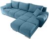 Ed Exciting Design Sofa Anton mit Schlaffunktion & Bettkasten in verschiedenen Farben erhältlich Luxus-Webstoff Flachgewebe beidseitig montierbar Bild 2