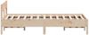 vidaXL Massivholzbett ohne Matratze 140x190 cm Kiefernholz 842766 Bild 5