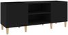 vidaXL Plattenschrank Schwarz 121x38x48 cm Holzwerkstoff 831926 Bild 2