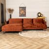 Bronx71 Ecksofa Denver Samt kupfer links Bild 4