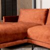 Bronx71 Ecksofa Denver Samt kupfer links Bild 5