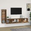 vidaXL 3-tlg. TV-Schrank-Set Räuchereiche Holzwerkstoff 3114323 Bild 3