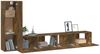 vidaXL 3-tlg. TV-Schrank-Set Räuchereiche Holzwerkstoff 3114323 Bild 4