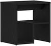 vidaXL Nachttisch 2 pcs Schwarz Eichen-Optik 40 x 30 x 40 cm 862616 Bild 5
