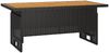 vidaXL Gartentisch Schwarz 100x50x43/63 cm Akazienholz & Poly Rattan 362187 Bild 2