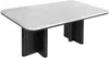 Vente-unique - ZANESKA Couchtisch Marmor SchwarzWeiß - B 60 cm x H 40 cm x L 100 cm Bild 3