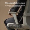 Desktronic Bürostuhl Verstellbarer Ergonomischer SitOne, Grau 4-Dimensional Armlehne, Integrierte 4-Wege-Lendenwirbelstütze Bild 5