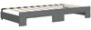 vidaXL Tagesbett Ausziehbar mit Schubladen Dunkelgrau 90x190 cm Stoff 3197491 Bild 5