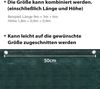 Sekey Balkon Sichtschutz Balkonabdeckung HDPE 220 g/m² Leicht Transparent Wind- und UV-Schutz Wetterfest, 75x300cm, Grün Bild 5