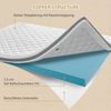 BedStory, Topper 180x200 140x200 90x200 cm aus H3 Gel Kaltschaumkern für Boxspringbett, 7,6 cm hoch, Kaltschaum, (Packung), Doppelte Rutschfestigkeit, Maschinenwaschbarer Bezug, OEKO-TEX® Bild 2