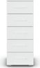 rauch Aditio Box, Kommode, 5 Schubladen, mit Softclose-Funktion, Farbe Weiß, BxHxT 40x100x42cm Bild 2
