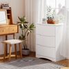Bealife Kommode mit 3 Schubladen, Schubladenschrank fur Schrank, Sideboar, Weiß Bild 5