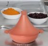Aluguss Tajine Tagine Ø28cm Induktion Silikongriffe Gartopf Dampfgarer Bräte Hellbraun Bild 4