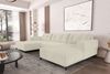 99rooms Massimo Wohnlandschaft Cordstoff POSO Creme mit Schlaffunktion Bild 2