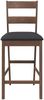vidaXL Barhocker mit Kissen 2 Stk. Braun Massivholz Gummibaum 4102556 Bild 5