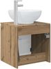 vidaXL Wandmontierte Waschtisch Artisan-Eiche 49,5 x 44,5 x 65 cm 890451 Bild 5