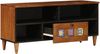 vidaXL TV-Schränk mit Regal Walnuss 100 x 33 x 46 cm Massivholz Mango 4018240 Bild 2