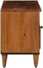 vidaXL TV-Schränk mit Regal Walnuss 100 x 33 x 46 cm Massivholz Mango 4018240 Bild 4