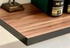 schwebendes Wandregal walnuss / schwarz 60x25 cm, Wandboard Bild 5