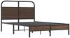 vidaXL Bettgestell ohne Matratze 140x190 cm Braun Eichen-Optik 4100464 Bild 3