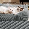 Ledander Tierbett Kuschelndes Haustierkatzen-Sofa, flauschiges Katzen-Sofa, Milchbaumwollstoff, flauschiges Haustier-Sofa-Bett, Waschbares Katzenbett,rutschfestes Bild 2