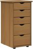 vidaXL Schrank Honigbraun 34 x 39 x 61,5 cm Massivholz Kiefer 42028348 Bild 2