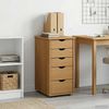 vidaXL Schrank Honigbraun 34 x 39 x 61,5 cm Massivholz Kiefer 42028348 Bild 3