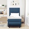 vidaXL Boxspringbett mit Kopfteil Blau 100 x 200 cm Stoff 3344127 Bild 3