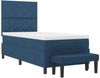 vidaXL Boxspringbett mit Kopfteil Blau 100 x 200 cm Stoff 3344127 Bild 4