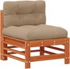 vidaXL Garten-Lounge-Set 6 pcs Wachsbraun Massives Kiefernholz 3418086 Bild 5