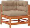 vidaXL Garten-Lounge-Set 6 pcs Wachsbraun Massives Kiefernholz 3418086 Bild 4