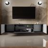 Beautysofa TV-Schrank Moderner Hängeschrank mit gefräster NEO-Front (B:200/H:40/T:41cm) Bild 2