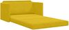 vidaXL Schlafsofa Sonnenblumen Gelb 124 x 71 x 78 cm Samt 4106707 Bild 4