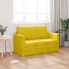 vidaXL Schlafsofa Sonnenblumen Gelb 124 x 71 x 78 cm Samt 4106707 Bild 3
